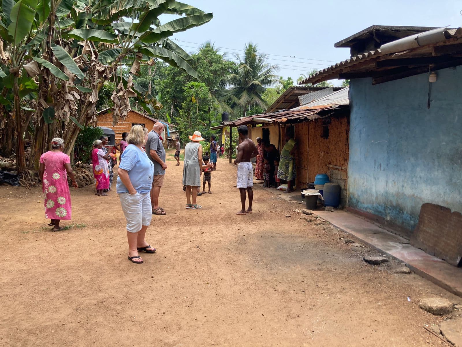 Scenery Villas guests exploring a local village